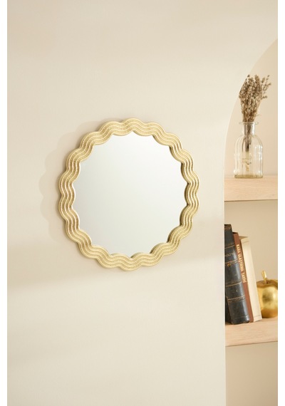 Karaca Home Vendi Duvar Aynası Gold 34x34 Cm Altın