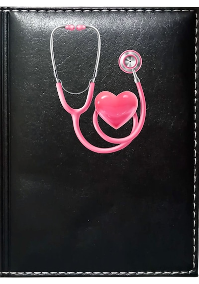 Promosyon Denizi Doktor 7 Görselli Siyah Ruhsat Kabı