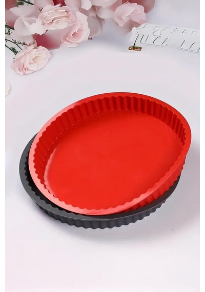 Kalın Silikon Turta Pasta Kalıbı, Karışık Renk Çok Renkli