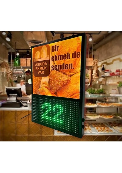 Askıda Ekmek Led Sayıcı