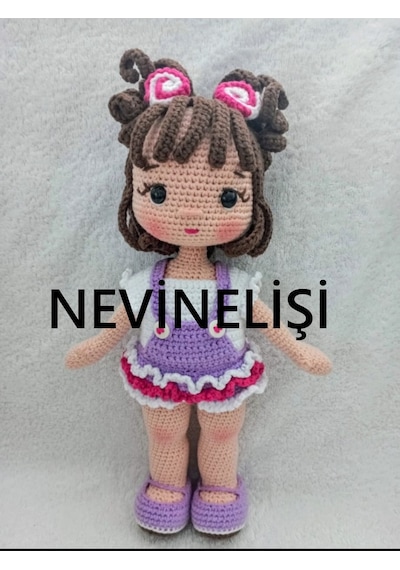 Amigurumi Almila Bebek Çok Renkli