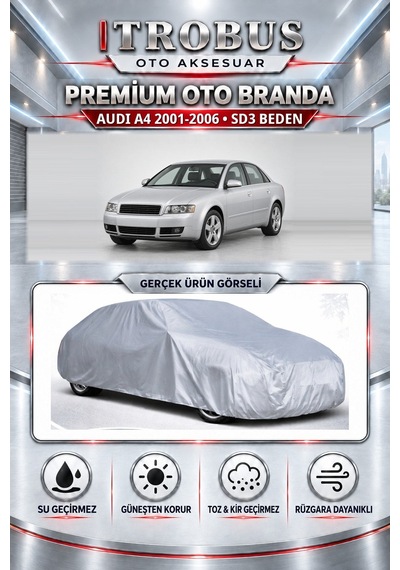 Audi A4 Cabrio 2001-2009 Uyumlu Premium Araba Brandası Oto Branda Sd3 Beden