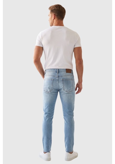 Rizzup Erkek Slim Fit Dar Kesim Likralı Açık Mavi Kot Pantolon Dar Paça İnce Esnek Jean 2608306 Rizzup Erkek Slim Fit Dar Kesim Likralı Açık Mavi Kot Pantolon Dar Paça İnce Esnek Jean 2608306
