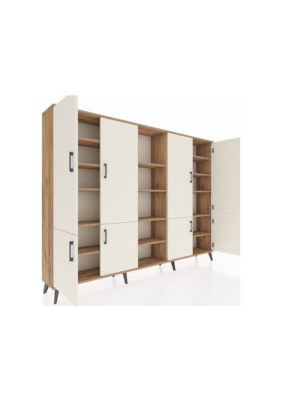 Arges Dolap 14 Raflı 8 Kapaklı 220x30x163 Çam-aytaşı/çam Aytası/atlas Çam - Atlas Çam Arges Dolap 14 Raflı 8 Kapaklı 220x30x163 Çam-aytaşı/çam Aytası/atlas Çam - Atlas Çam