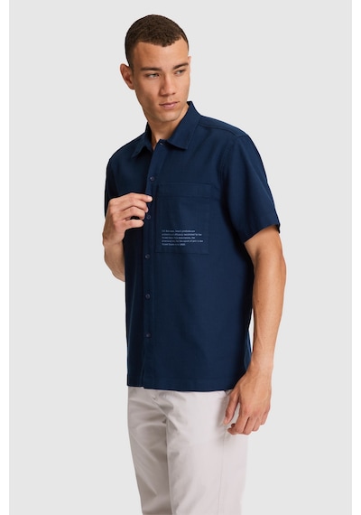U.S. Polo Assn. U.s. Polo Assn. Erkek Lacivert Gömlek Kısa Kollu 50324739-vr033