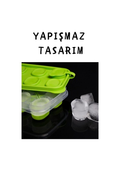 Buzluk Silikon Kapaklı Buzluk Pratik Buz Kalıbı Bas Parmak Silikon Buzdolabı Kalıbı Kapaklı Yapışmaz Diğer