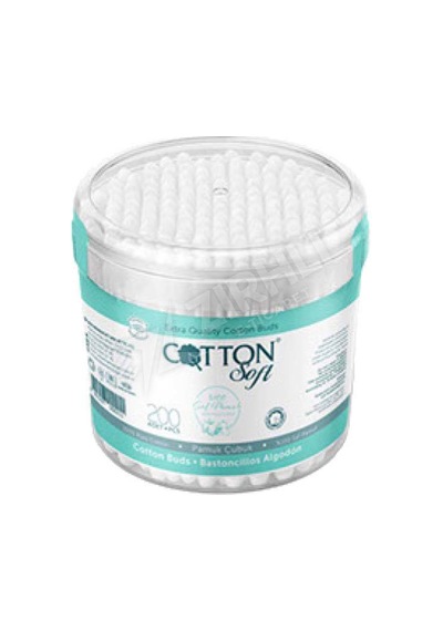 Cotton Soft Kulak Pamuğu Çubuk 200 Lü
