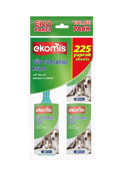 Tüy Toplayıcı Rulo, Pratik Kullanım,ekonomik Paket: 225 Adet Yaprak, Kıyafetler, Mobilyalar Ve Diğer Tekstil Ürü