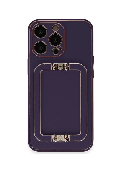 Newface - 246 - İphone 14 Pro Kılıf Coco Elit Kapak - - Edntrend - Derin Mor