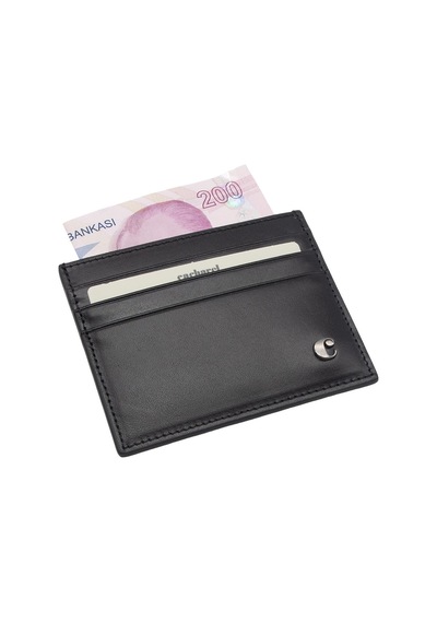 Cacharel Siyah Analin Unisex Deri Kartlık 0244a55 Siyah