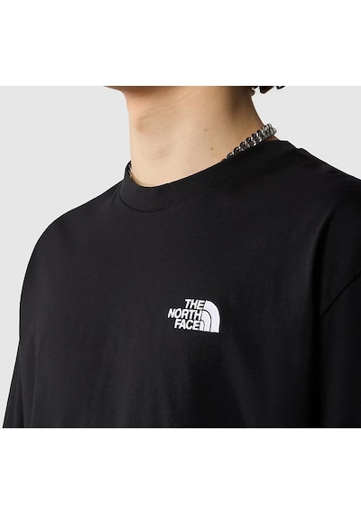 The North Face Essential Oversize Simple Dome Erkek T-shirt Siyah-siyah