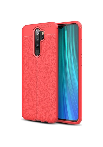 Xiaomi Redmi Note 8 Pro Kılıf Auto Focus Kapak Kırmızı