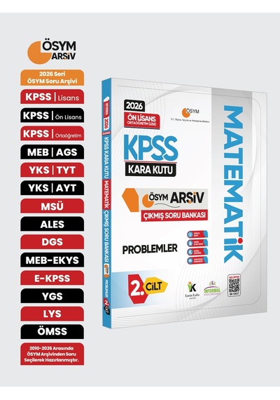 2026 Kpss Önlisans/ortaöğretim Matematik 2.cilt Problemler Soru B