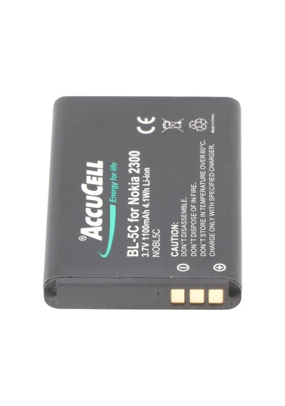 Nokia 6670, Bl-5c, 750mah İçin Uygun Accucell Batarya