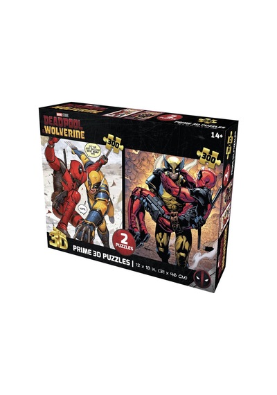Prime 3d Marvel Deadpool İkili Puzzle 300 Parça 10272