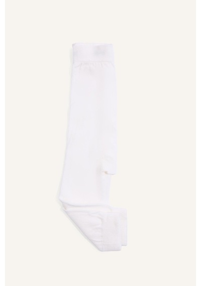 Defacto Unisex Külotlu Tayt Çorap I2998aunswt1 Beyaz-wt1