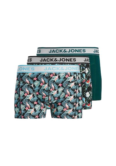 Jack & Jones Bird Leaves Erkek 3'lü Boxer 12291168-bdt Çok Renkli