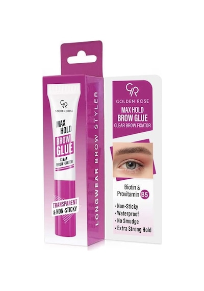 Max Hold Brow Glue - Şeffaf Kaş Sabitleyici Jel Biotin & B5 İçerikli 0