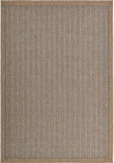 Avanos Modern Sisal Jüt Toz Vermez Balkon Bahçe Mutfak Dokuma Halı Kilim Siyah