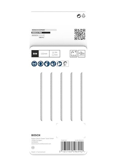 5 X Pro Metal Boru Ve Profiles T321af Dekupaj Testere Bıçağı Metal Borular Ve Profiller İçin, Çelik Sac, Uzunluk çok renkli 5 X Pro Metal Boru Ve Profiles T321af Dekupaj Testere Bıçağı Metal Borular Ve Profiller İçin, Çelik Sac, Uzunluk çok renkli