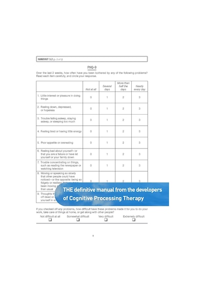 Cognitive Processing Therapy For Ptsd: A Comprehensive Therapist Manual