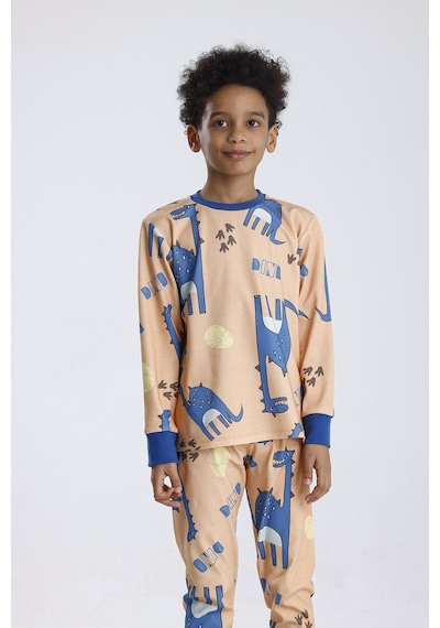 Erkek Pijama Takımı Hardal