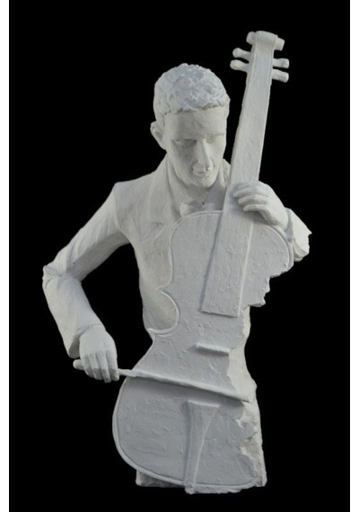 Hyk04 - Viyolonsel Çalan Adam 46x33 Cm