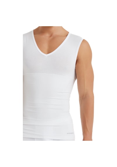 Blackspade Erkek Korse Atlet 9208 - Beyaz