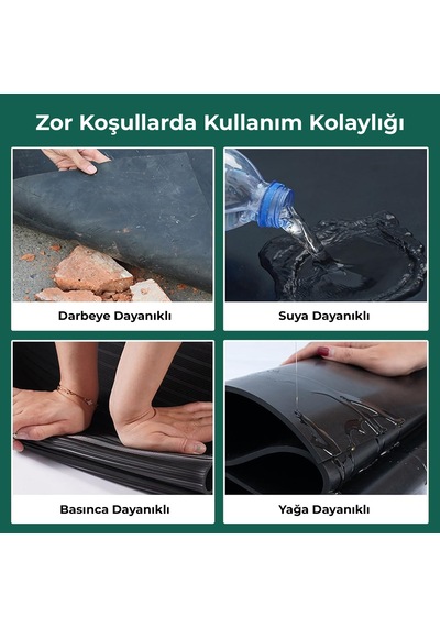 100x100 Cm İzole Halı 2 Mm 1 Kv Elektrik Yalıtkan Paspas İş Güvenliği Pano Önü Halısı 100cm
