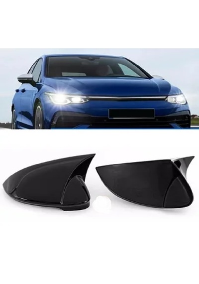 Vw Golf 8 2020-2023 Plastik Siyah Batman Ayna Kapagı