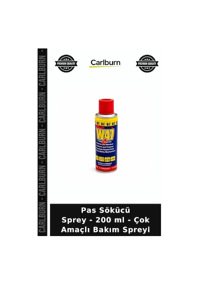 Özel Üretim Onarım Atölye Oto Metal Pas Sökücü Sprey - 200 Ml - Çok Amaçlı Bakım Spreyi