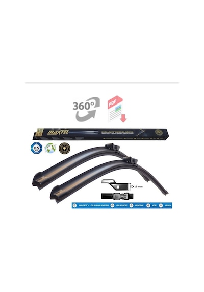 Vw Tiguan 2007-2016 Audi A5 Coupe 2007-2017 Toyota Supra 2019 Landrover Range Rover Evoque 2011 Silecek