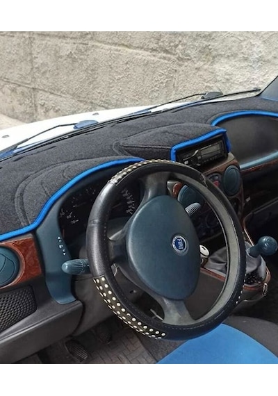 2000-2008 Fiat Doblo Airbagsiz Torpido Koruma Halısı Renk Mavi