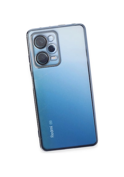 Xiaomi Redmi Note 12 Pro 5g Kılıf Razer Lensli Silikon - Açık Mavi Çokrenkli