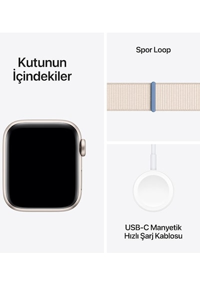 Apple Watch SE 2 (2023) GPS 40 MM Alüminyum Kasa Akıllı Saat  (Apple Türkiye Garantili)