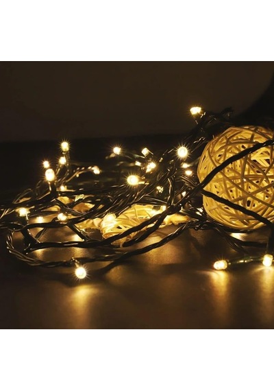 Gün Işığı Fişli Led Işık Zinciri 220v Enerjili Dekoratif Aydınlatma Balkon Oda Ve Yılbaşı Süslemeleri İçin Çok Renkli