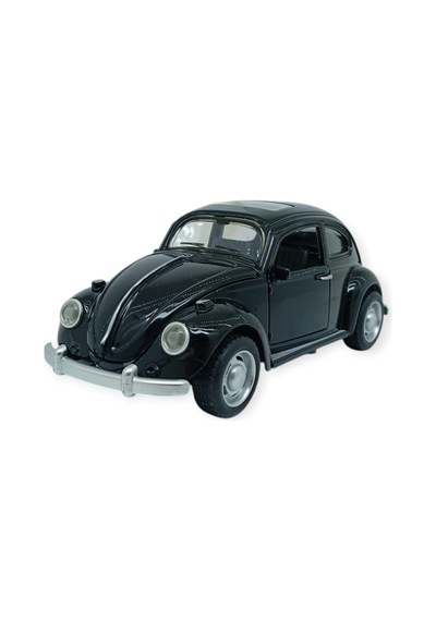 Sesli Işıklı Vosvos Araba 15 Cm - 32111d - Siyah Lisinya