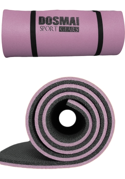 16 Mm Taşıma Askılı Çift Taraflı Iki Renk Kamp Pilates Minderi L Lila