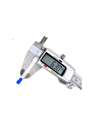 Kablo Ucu 6,3 Erkek Mavi İzolasyonlu Sıkmalı SKP 200 Adet 1.50-2.50 Mm