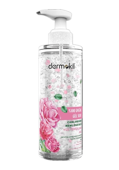 Dermokil Gül Suyu İçerili Canlandırıcı ve Nemlendirici Yüz Temizleme Jeli 200 ML