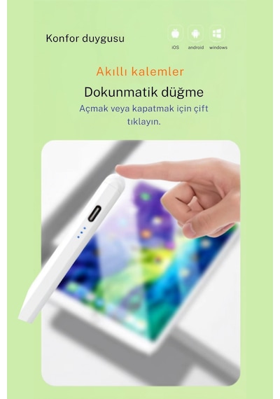 Fuchsia Fskl-p130 Premium Honor Choice Pencil Lite Alternatifi Universal Dokunmatik Tablet Kalemi