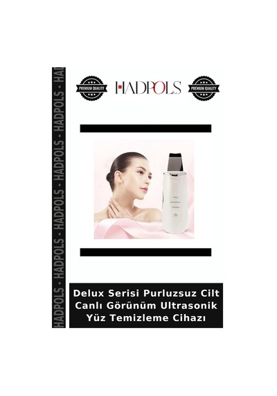 Delux Serisi Purluzsuz Cilt Canlı Görünüm Ultrasonik Yüz Temizleme Cihazı