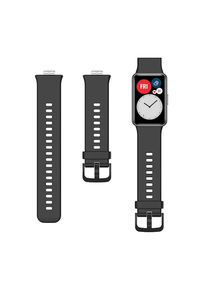 Huawei Watch Fit Krd-43 Uyumlu Mkst Kordon-pembe Koyu