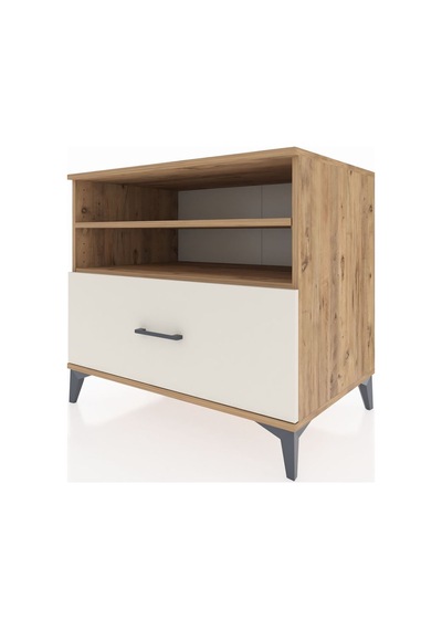 Kronos Şifonyer 2 Raflı Tek Çekmeceli 88x59x80 Çam-aytaşı Atlas Çam