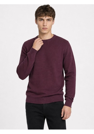 Loft Regular Fit Erkek Kazak Lf2040477 Q1.v1 Burgundy