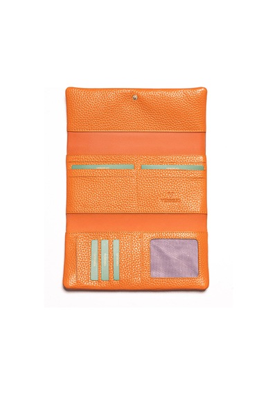 D35 Dark Orange Cüzdan & Kartlık Kadın Diğer 2824 Vergelio Flother Wallet Card Holder Turuncu