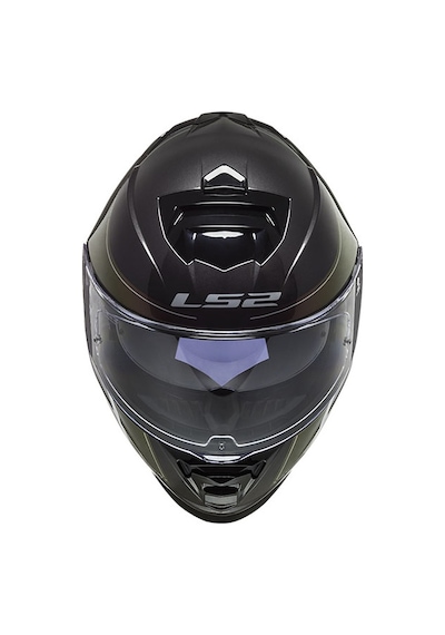 Ls2 Storm Velvet Motosiklet Kaskı Gökkuşağı - Mat Siyah