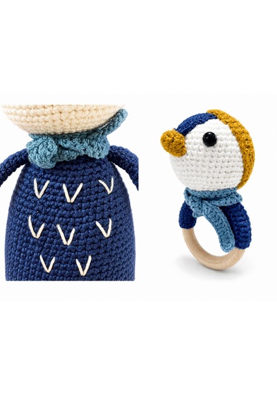 2 Li Amigurumi Penguen Seti Uyku Arkadaşı Ahşap Halaklı Çıngırak %100 Pamuk İplik 1. Kalite İşçilik El Yapı Makinasız Dikiş-yeni Doğan-hediyelik-bebek Oyuncak-çocuk Uyku Arkadaşı- Beyaz 2 Li Amigurumi Penguen Seti Uyku Arkadaşı Ahşap Halaklı Çıngırak %100 Pamuk İplik 1. Kalite İşçilik El Yapı Makinasız Dikiş-yeni Doğan-hediyelik-bebek Oyuncak-çocuk Uyku Arkadaşı- Beyaz
