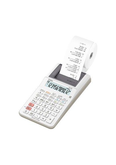 Casio Hr-8rc-we 12 Hane Beyaz Şeritli Hesap Makinesi