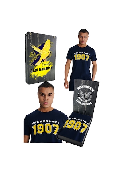 Fenerium Fenerbahçe Erkek Kolej 1907 Tshirt Uv  Kutu Lacivert